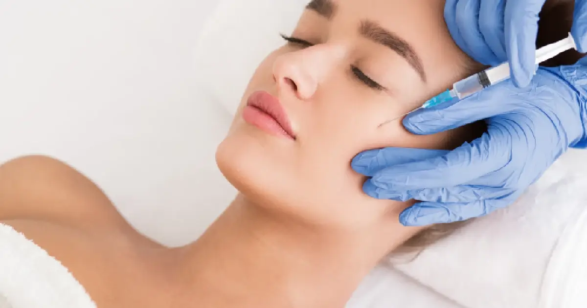 Woman receiving a Dermal Fillers in East Northport, NY