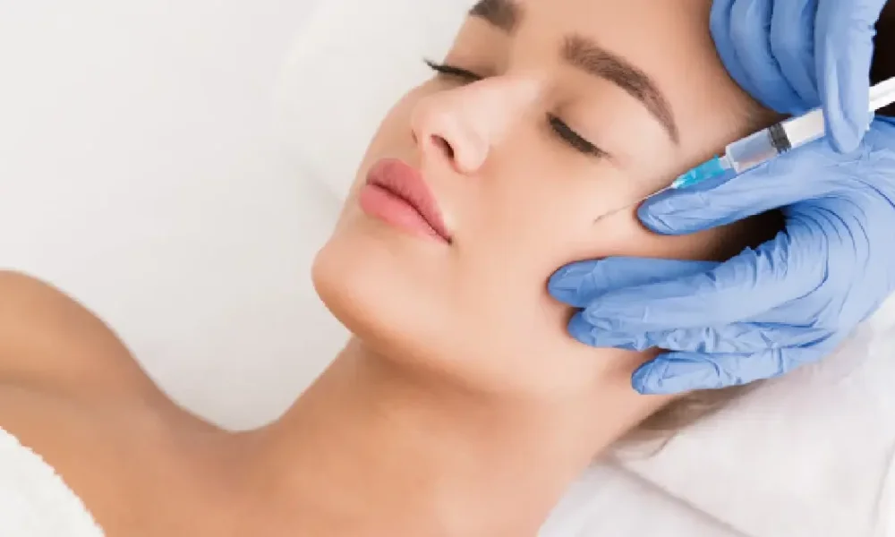 Woman receiving a Dermal Fillers in East Northport, NY