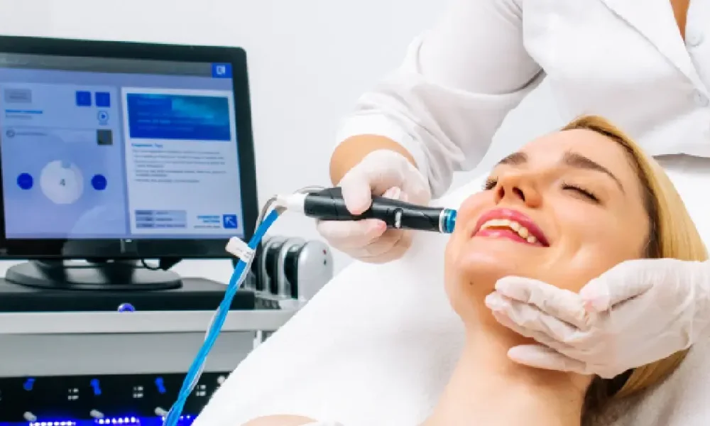 Women Receiving Hydrafacial Treatment in East Northport, NY